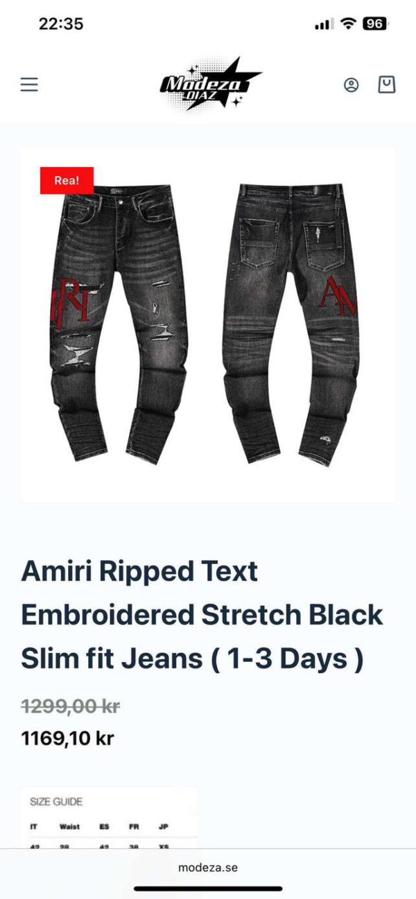 outfit size 34 and 42