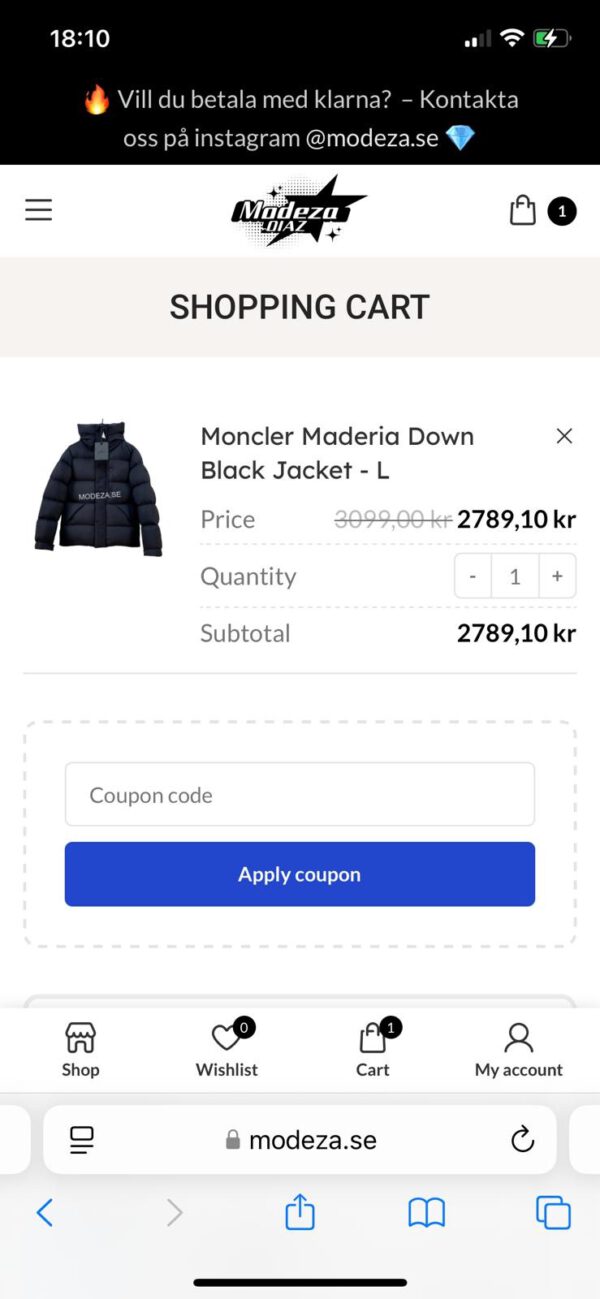 Big M black jacket