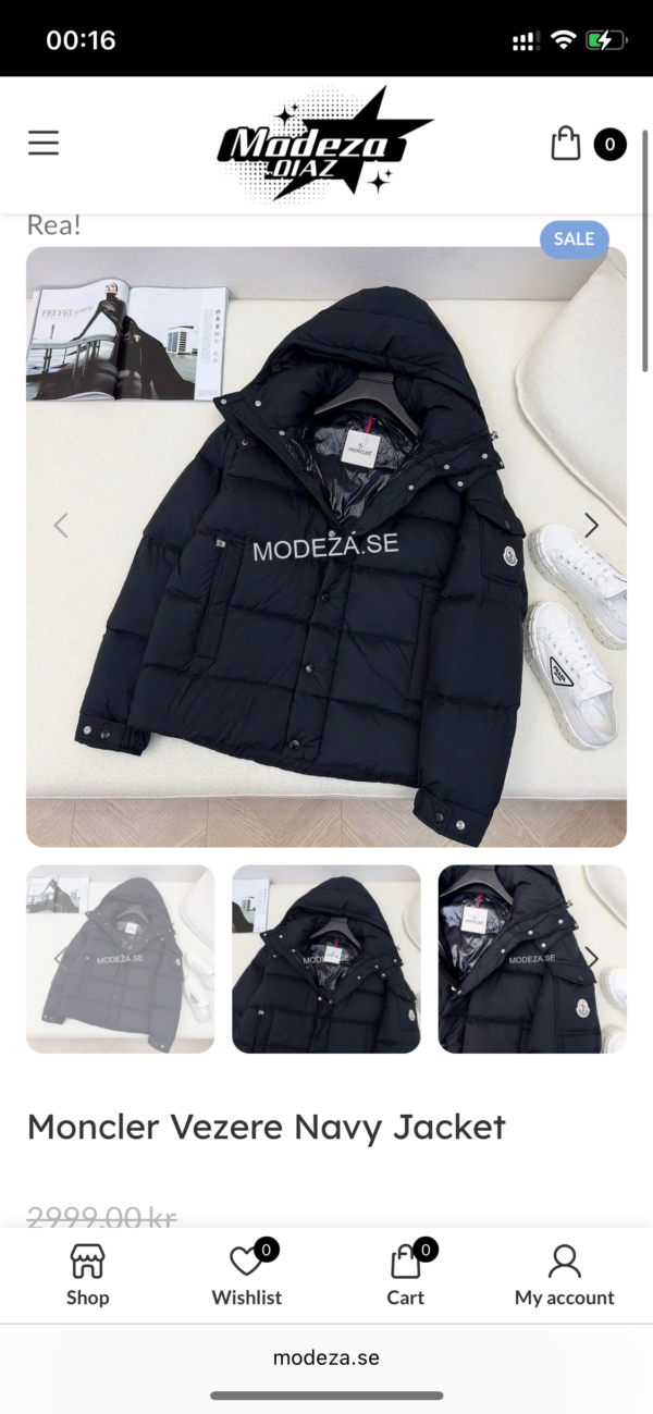 Vrese jacket size ass