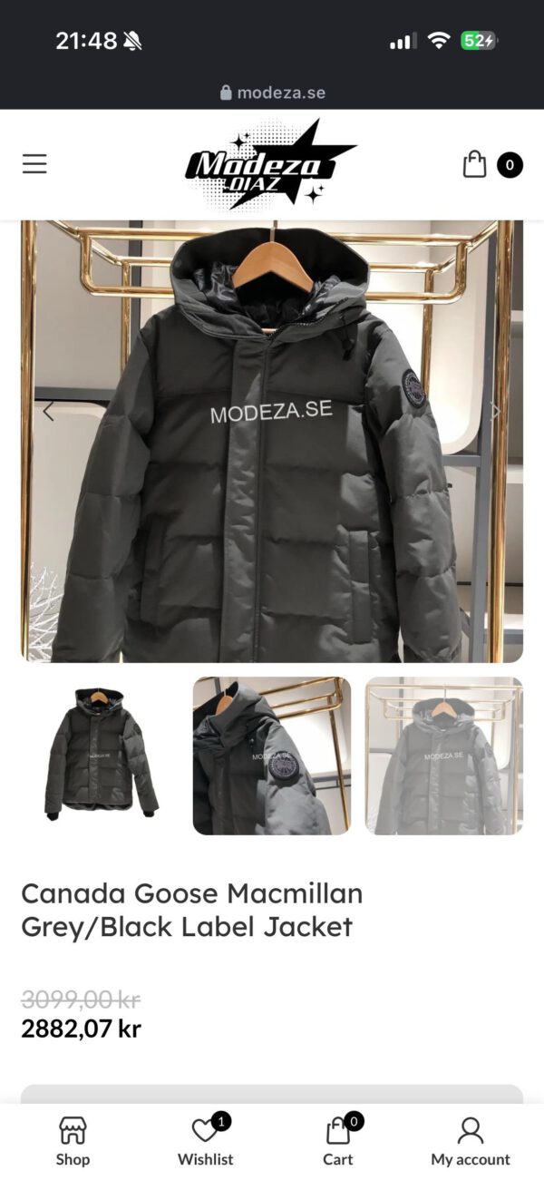 Goose jacket size L