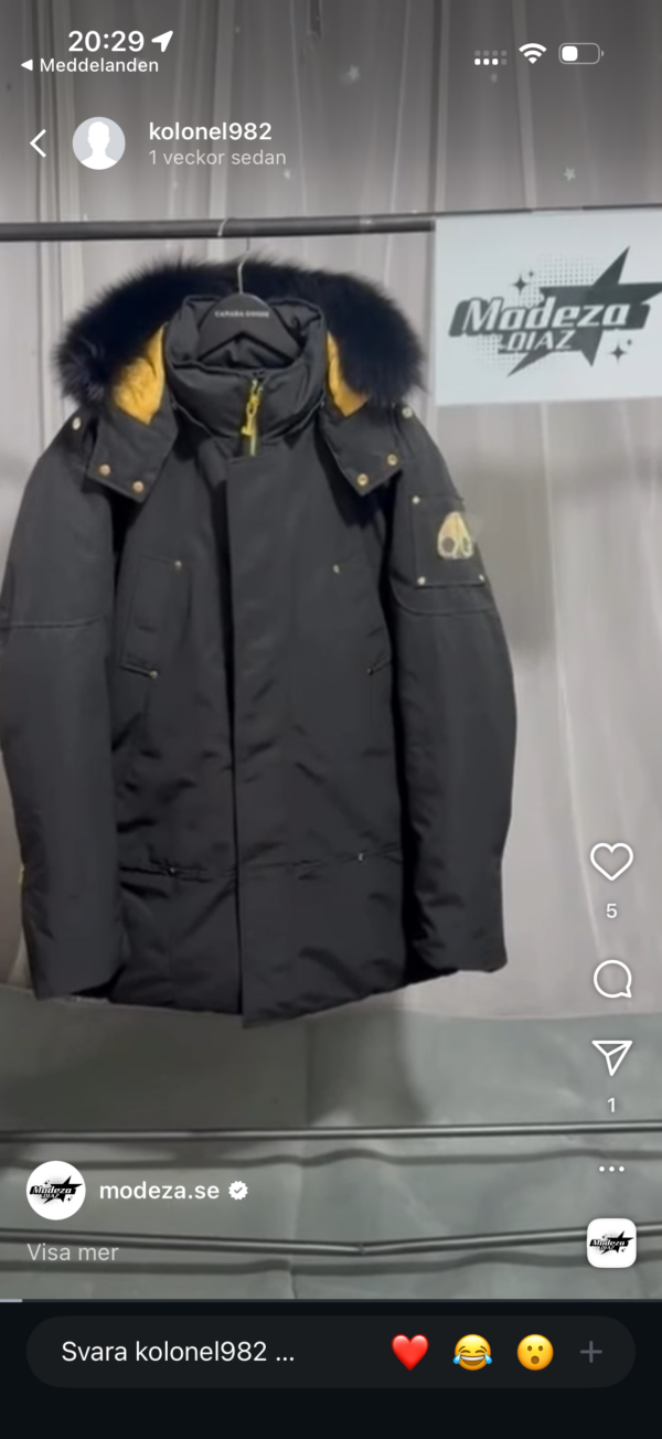 Moose jacket size XL
